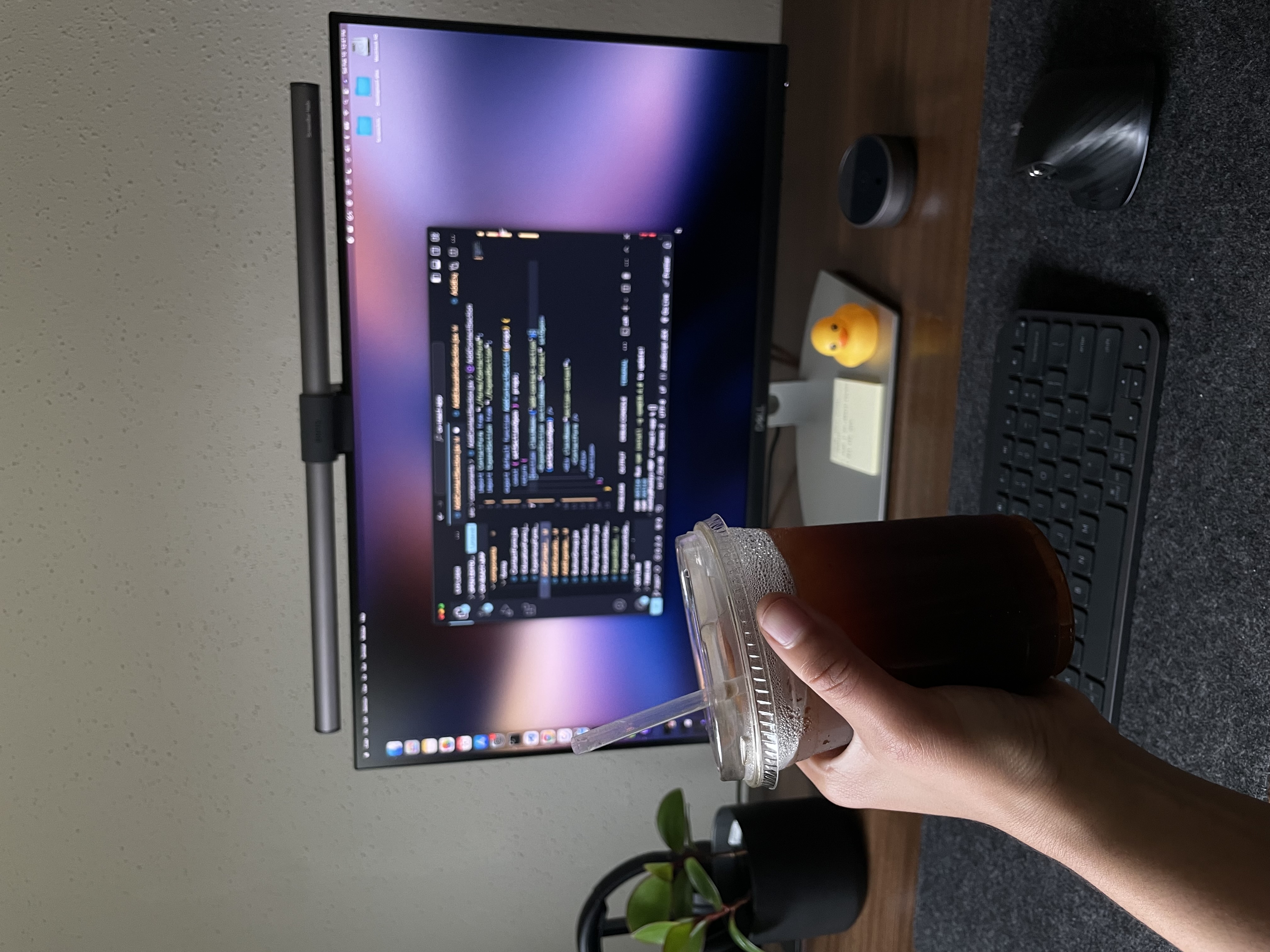 desk setup